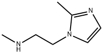 甲基-[2-(2-甲基-咪唑基-1-基)-乙基]-胺 结构式