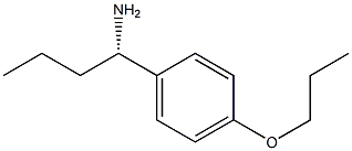 (1S)-1-(4-PROPOXYPHENYL)BUTYLAMINE 结构式