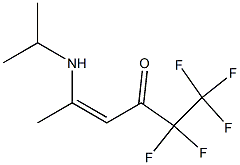 1,1,1,2,2-PENTAFLUORO-5-(ISOPROPYLIMINO)HEX-4-(Z)-ENE-3-ONE 结构式