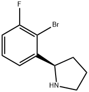 (2R)-2-(2-BROMO-3-FLUOROPHENYL)PYRROLIDINE