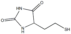 5-(2-MERCAPTOETHYL)IMIDAZOLIDINE-2,4-DIONE 结构式