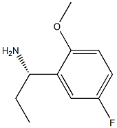 (1S)-1-(5-FLUORO-2-METHOXYPHENYL)PROPYLAMINE 结构式