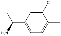 (1S)-1-(3-CHLORO-4-METHYLPHENYL)ETHYLAMINE 结构式