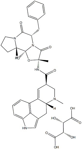 Ergotamine D-tartrate 结构式