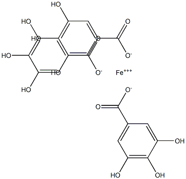 五倍子酸鐵(III) 结构式