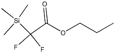 2,2-DIFLUORO-2-(TRIMETHYLSILYL)ACETIC ACID PROPYL ESTER 结构式