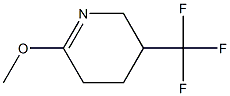 6-METHOXY-3-(TRIFLUOROMETHYL)-2,3,4,5-TETRAHYDROPYRIDINE 结构式