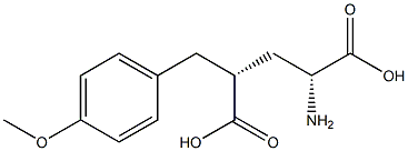 (2R,4R)-2-AMINO-4-(4-METHOXY-BENZYL)-PENTANEDIOIC ACID 结构式