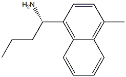 (1S)-1-(4-METHYLNAPHTHYL)BUTYLAMINE 结构式