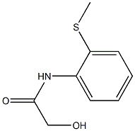 2-Hydroxy-N-[2-(methylthio)phenyl]acetamide 结构式