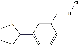 2-M-TOLYL-PYRROLIDINE, HYDROCHLORIDE 结构式