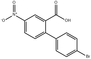 4'-BROMO-4-NITRO[1,1'-BIPHENYL]-2-CARBOXYLIC ACID 结构式