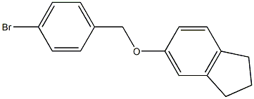 4-BROMOBENZYL-(5-INDANYL)ETHER 结构式