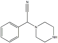2-苯基-2-(哌嗪-1-基)乙腈 结构式