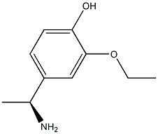 4-((1S)-1-AMINOETHYL)-2-ETHOXYPHENOL 结构式