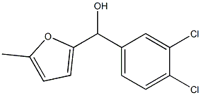 3,4-DICHLOROPHENYL-(5-METHYL-2-FURYL)METHANOL 结构式