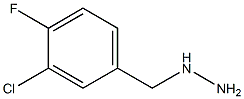 3-Chloro-4-fluoro-benzyl-hydrazine 结构式