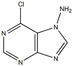 6-CHLORO-PURIN-7-YLAMINE 结构式