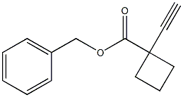 1-Ethynyl-cyclobutanecarboxylic acid benzyl ester 结构式