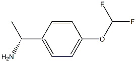 (1R)-1-[4-(DIFLUOROMETHOXY)PHENYL]ETHYLAMINE 结构式