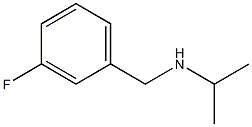 (3-FLUORO-BENZYL)-ISOPROPYL-AMINE 结构式