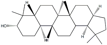 (3aR,5aR,5bR,7aR,9S,11aR,11bR,13bR)-3a,5a,5b,8,8,1 1a-Hexamethyl-icosahydro-cyclopenta[a]chrysen-9-ol 结构式