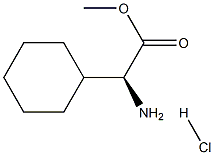 D-环己基甘氨酸甲酯盐酸盐 结构式
