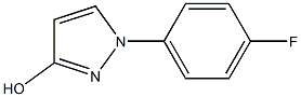 1-(4-Fluorophenyl)-3-hydroxy-1H-pyrazole 结构式