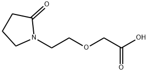 2-(2-(2-氧代吡咯烷-1-基)乙氧基) 乙酸 结构式