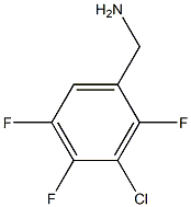 3-Chloro-2,4,5-trifluorobenzylamine 结构式