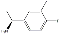 (1S)-1-(4-FLUORO-3-METHYLPHENYL)ETHYLAMINE 结构式