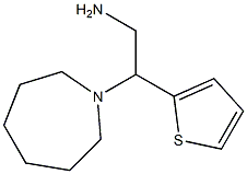 2-(氮杂环庚烷-1-基)-2-(噻吩-2-基)乙烷-1-胺 结构式