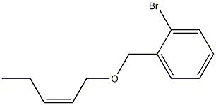 2-Bromobenzyl-(cis-2-pentenyl)ether 结构式