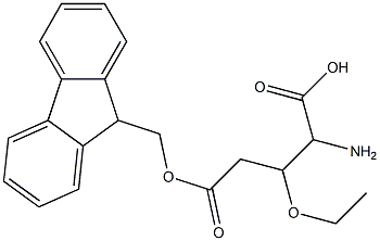 FMOC-ALLO-O-ETHYL-D-THR 结构式