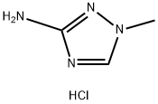 1-Methyl-1H-[1,2,4]triazol-3-ylamine hydrochloride 结构式
