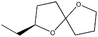 (2S,5R,S)-2-ETHYL-1,6-DIOXASPIRO[4.4]NONANE 结构式