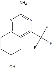 2-AMINO-5,6,7,8-TETRAHYDRO-6-HYDROXY-4-(TRIFLUOROMETHYL)QUINAZOLINE 结构式