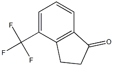 4-TRIFLUOROMETHYL-1-INDANONE 结构式