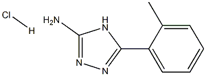 5-(2-METHYLPHENYL)-4H-1,2,4-TRIAZOL-3-YLAMINE HYDROCHLORIDE 结构式