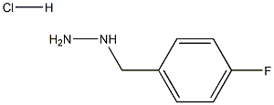 4-氟苄肼盐酸盐 结构式