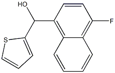 4-FLUORO-1-NAPHTHYL-(2-THIENYL)METHANOL 结构式