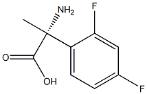 (2R)-2-AMINO-2-(2,4-DIFLUOROPHENYL)PROPANOIC ACID 结构式