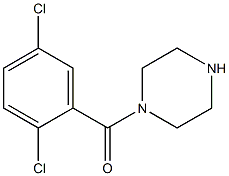 1-(2,5-DICHLOROBENZOYL)PIPERAZINE 结构式