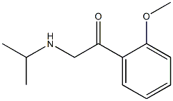 2-(异丙基氨基)-2'-甲氧基苯乙酮 结构式