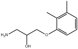 1-AMINO-3-(2,3-DIMETHYL-PHENOXY)-PROPAN-2-OL 结构式
