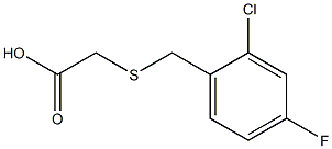 [(2-CHLORO-4-FLUOROBENZYL)THIO]ACETIC ACID 结构式