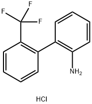 2'-(TRIFLUOROMETHYL)-[1,1'-BIPHENYL]-2-AMINE HYDROCHLORIDE 结构式