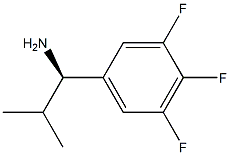 (1R)-2-Methyl-1-(3,4,5-trifluorophenyl)propylamine 结构式
