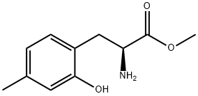 METHYL (2S)-2-AMINO-3-(2-HYDROXY-4-METHYLPHENYL)PROPANOATE 结构式