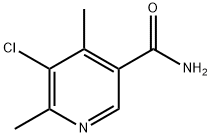 5-CHLORO-4,6-DIMETHYLNICOTINAMIDE 结构式